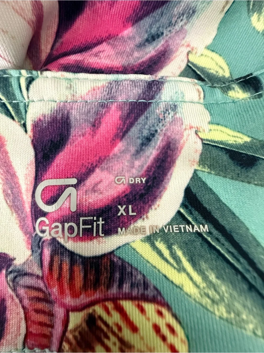 GAP Teal Floral & Butterfly Print Kids Leggings